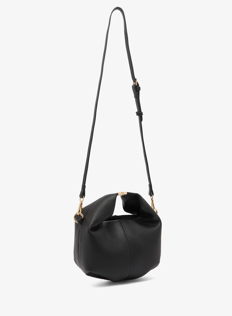 ELLA Structured Satchel Bag With Strap